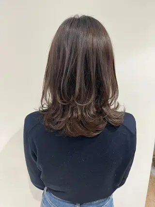 ミディアム 小顔似合わせカット/ レイヤー/mai‪のヘアスタイル