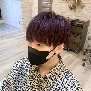 カラー メンズ maru‪☺︎‬ ‪ショート／レイヤーのヘアスタイル