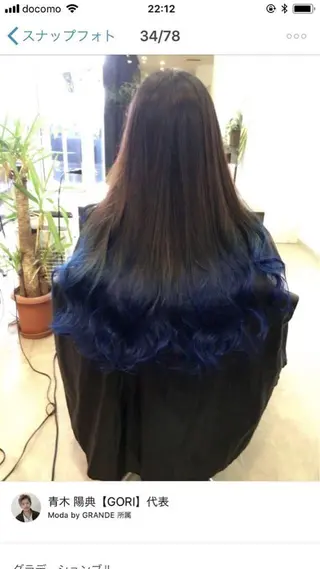 ロング カラー 🍀Moda by Grande🍀のヘアスタイル