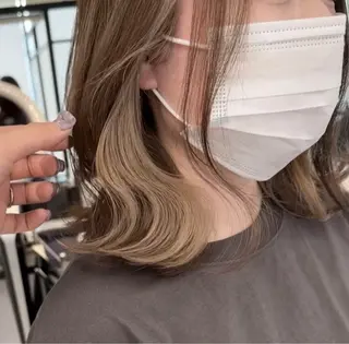 ショート カラー ヘアアレンジ 飯島 美海のヘアスタイル