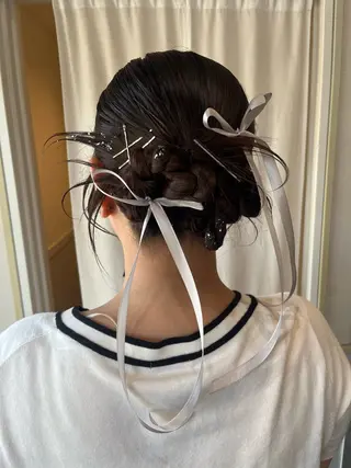 ヘアアレンジ 金沢市/美容師/ 岡島由希美のマツエク・マツパデザイン