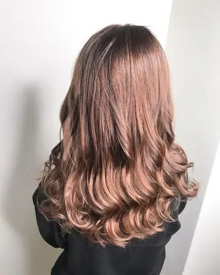 セミロング カラー パーマ ヘアアレンジ 🫧代表/新宿駅近/ 限定価格🫧田辺貴裕のヘアスタイル