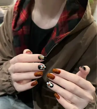 ネイル ✿は✿ぴ ✿ね✿す✿のネイルデザイン