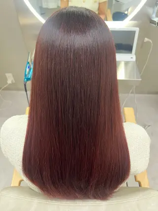 ロング カラー i.+SAPPORO所属・艶ワンカラー♡ ゆうかのヘアスタイル
