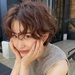 ショート 🌈韓国ボブミディ 表参道sandノスケのヘアスタイル