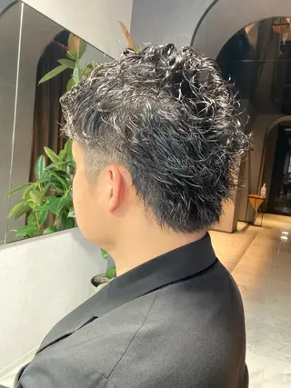 ショート パーマ メンズ うるツヤ美髪💎 rikacoのヘアスタイル