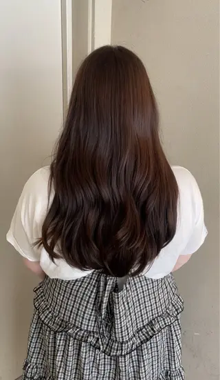 ロング カラー MASHIRO💎 透明感カラー/カットのヘアスタイル