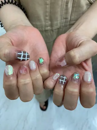 ネイル HIKARI 4uまつ毛ネイルのネイルデザイン