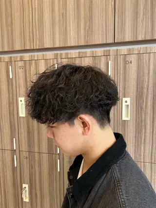 パーマ メンズ メンズ縮毛矯正師/メ ンズパーマ/佐野友尉のヘアスタイル