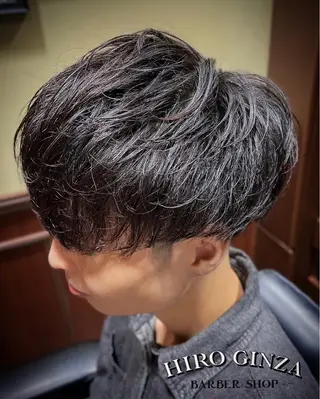 ショート メンズ ヒロ銀座 バーバーショップ神楽坂所属・ひらお あおとのヘアスタイル