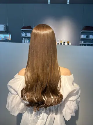 ロング カラー S.COEUR×Cu 枚方T-SITE店所属・小谷 涼華のヘアスタイル