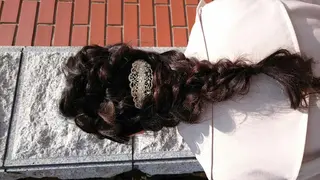 ロング ヘアアレンジ セミロング 嶋田 ゆきのヘアスタイル