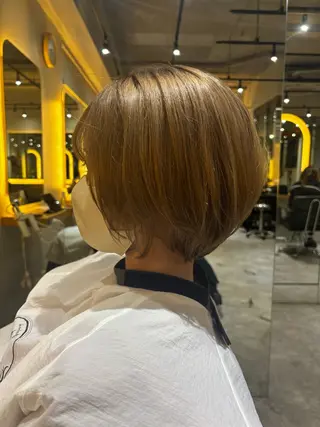 ショート ハイトーン/アレンジ 🎀アオイ🎀のヘアスタイル