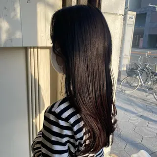 ロング カラー 谷九/天王寺/上本町 /似合わせ/北川響のヘアスタイル