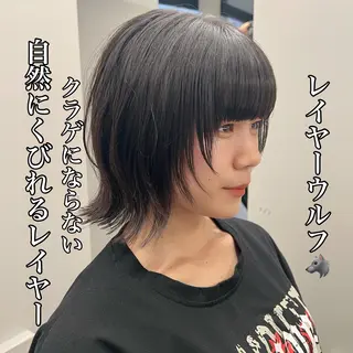 ショート 🐺立川のウルフ屋 さん🐺おかみ🐺のヘアスタイル