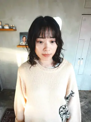 ミディアム 小野 龍樹のヘアスタイル