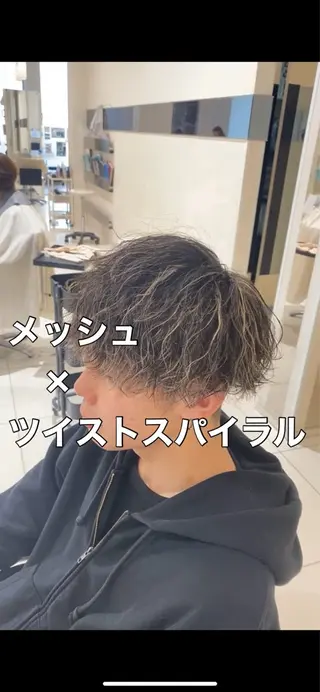 パーマ メンズ メンズパーマ特化 福岡正真のヘアスタイル