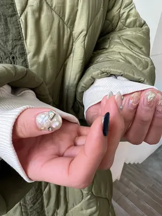 ネイル 【韓国ヘア・ネイル】 HINATA🍒のネイルデザイン