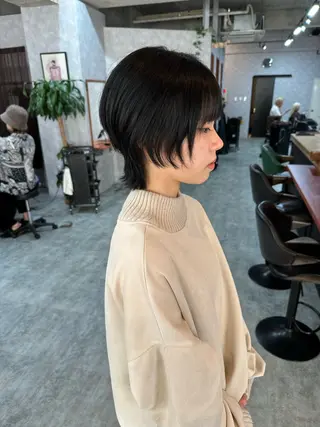 ショート C’LD hair  produce /シールドヘア所属・モテ髪/ボブ/ショー ト/アダチフウトのヘアスタイル