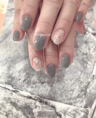 ネイル 北浦和 自爪育成ケアのネイルデザイン