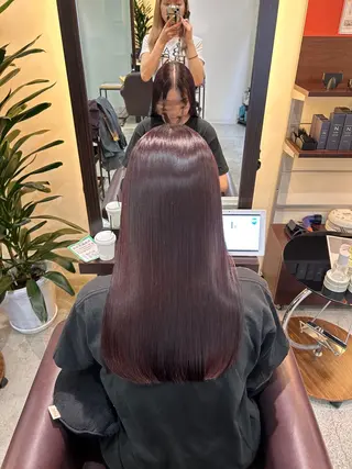 ロング カラー 坂本奈都美 🎀のヘアスタイル