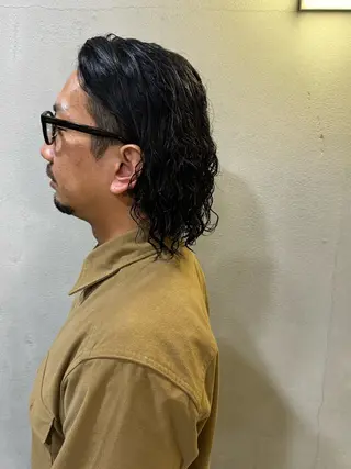 メンズ アキト/ メンズ/透明感暗髪のヘアスタイル