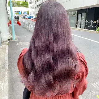 ロング カラー 大人っぽ韓国レディ レイヤー🤍渋谷のヘアスタイル