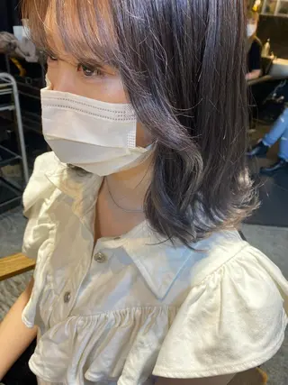 ミディアム 大橋 美咲のヘアスタイル