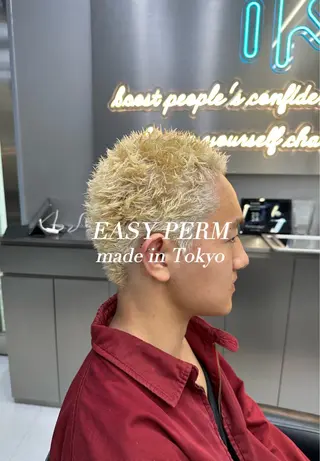 ショート パーマ メンズ 🔥メンズヘア/ 🔥表参道/谷口泰基のヘアスタイル