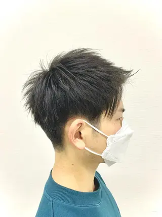 ショート メンズ ゲーマー美容師 KENTOのヘアスタイル