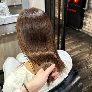 カラー ブリーチ🌟 縮毛矯正🩷はるなのヘアスタイル