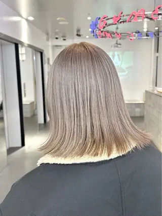 ミディアム カラー トップスタイリスト 👑田添幹宜のヘアスタイル