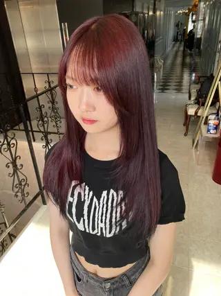 ロング カラー 大阪ハイトーン /MYUUのヘアスタイル