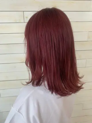 カラー Ancheri by flammeum戸塚店所属・ひな/ボブカット/ ブリーチなしWカラーのヘアスタイル