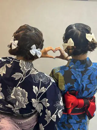 セミロング ヘアアレンジ 髪質改善/透明感 艶カラー/hiraiのヘアスタイル