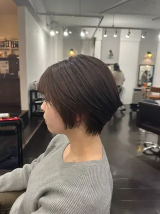 ショート 名駅/艶カラー/原田 永遠のヘアスタイル