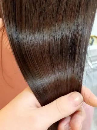 ロング カラー SUN GLOW サングロウ所属・水素トリートメント/ 髪質改善/ナカノメのヘアスタイル