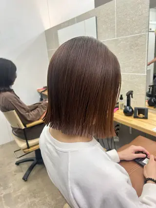 ミディアム 表参道パツッとボブ 美容師♡ゆいかのヘアスタイル