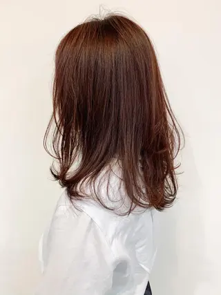 セミロング 💫カットはなんでも 得意です✂️のヘアスタイル