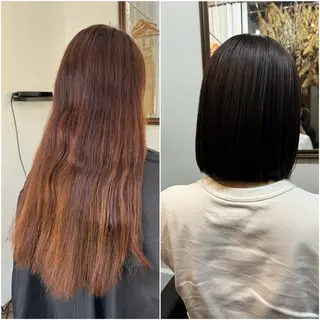 ミディアム カラー 椎葉 祐也のヘアスタイル