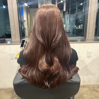 ロング カラー 🤍ベージュ/透明感 韓国ヘア/まりん🤍のヘアスタイル