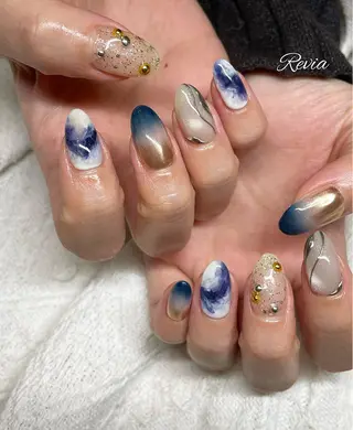 ネイル revia所属・ERI Nailistのネイルデザイン