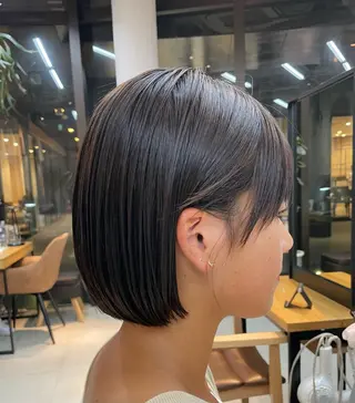 パーマ mee.表参道所属・ボブ/ショート /パーマ/shinのヘアスタイル