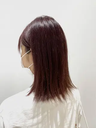 ミディアム カラー lowha 上尾所属・Lowha_ageo 💐Fuzukiのヘアスタイル