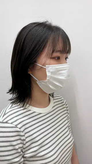 ミディアム 🪽ナチュラルヘア* 大下唯奈🪽🫧のヘアスタイル