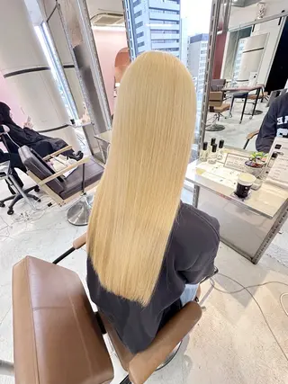 ロング Ravens 髪質改善のヘアスタイル