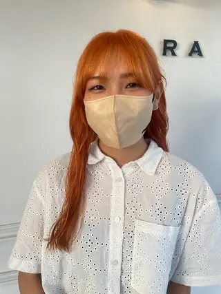 ロング カラー SARA古賀店 かすみ🐬🩵のヘアスタイル