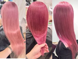 ミディアム カラー 新宿/レイヤー/ ブリーチ/西川翔真のヘアスタイル