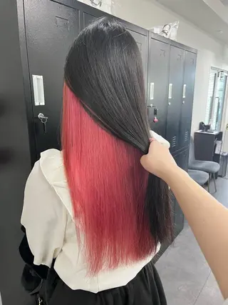 ロング カラー 韓国ヘア🖤/透明感 shihoのヘアスタイル