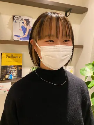 ショート カラー Riches by ENVY 西宮北口【リシェス バイ エンヴィー】所属・カラーリスト IKUHOのヘアスタイル